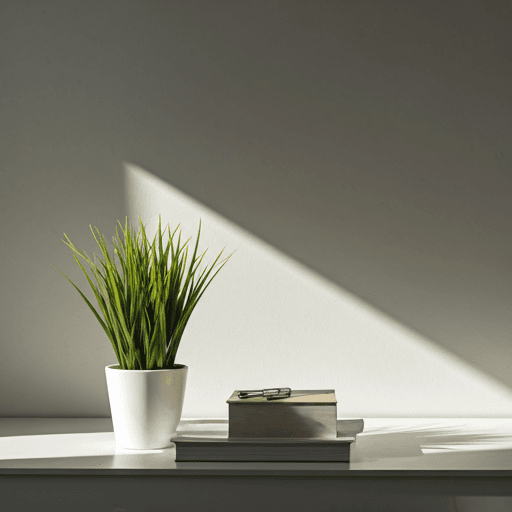 Detail of soft morning light hitting a wall texture